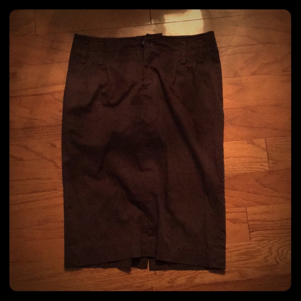 Brown banana republic pencil skirt 2